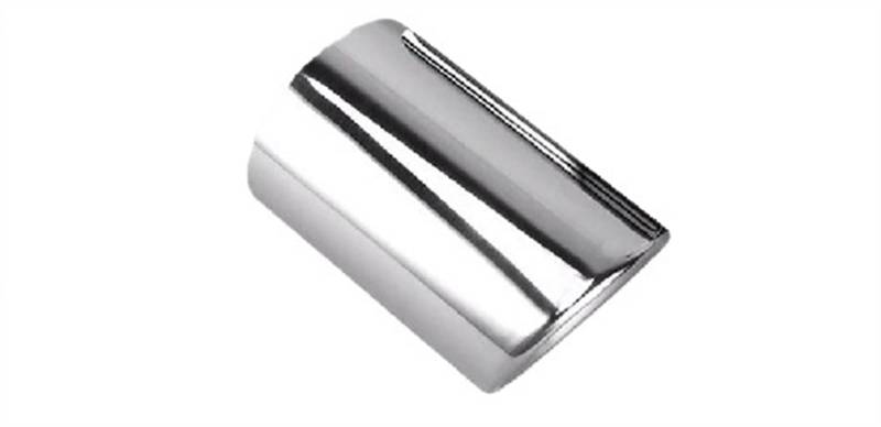 PONNYC Auspuffblenden Für VW Für Käfer 5C Für POLO 6R Für GOLF 7 Auto Auspuffrohr Spitze Abdeckung Endrohr Edelstahl Endrohrblende (Color : Silber) von PONNYC