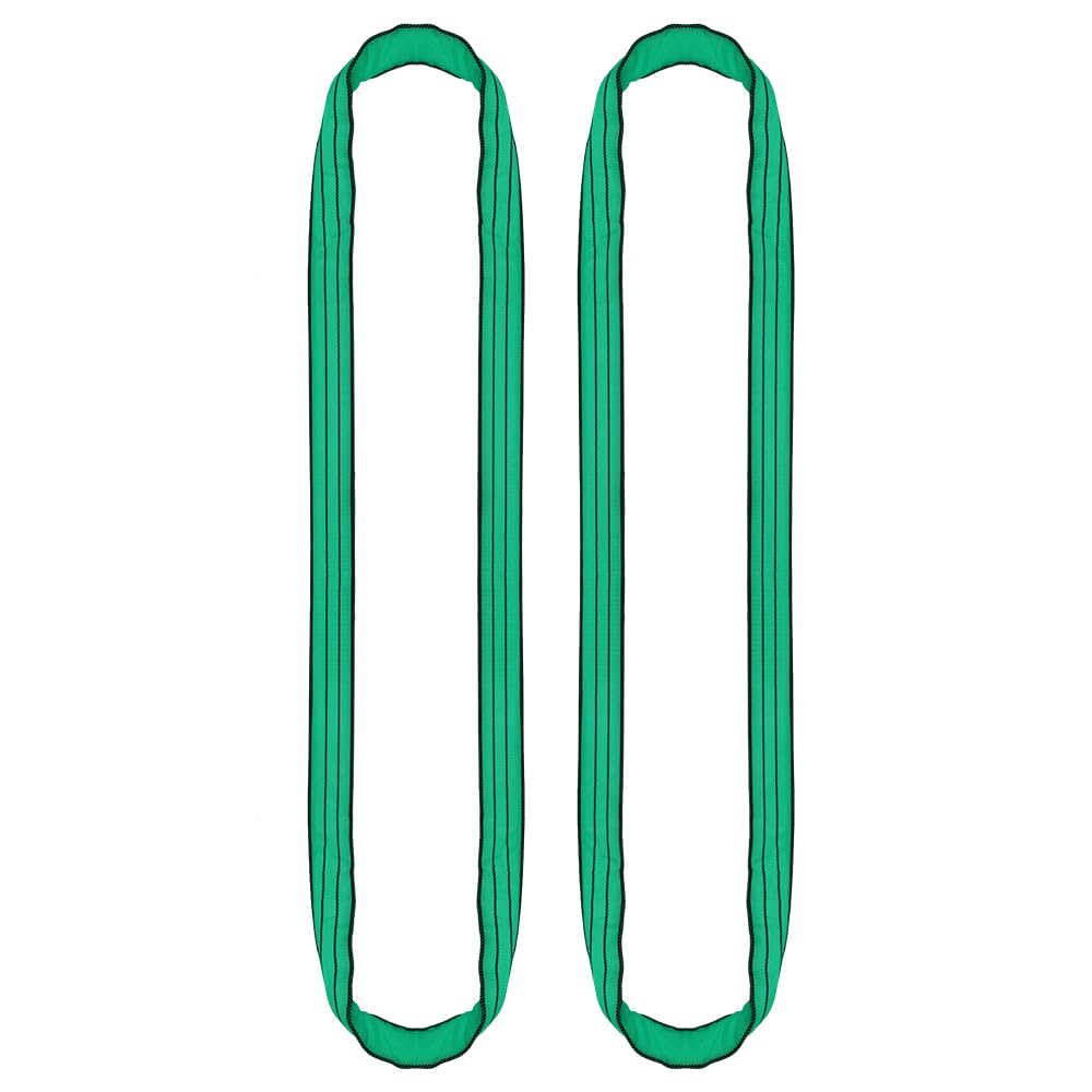 PONSA - Hebeschlinge - Rundschlinge Schlupf Hebeband 6m Umfang, 3 m Nutzlänge - Polyester - EN 1492-2 Norm - Tragkraft bis zu 2000 kg (Pack 2 STK.) von PONSA