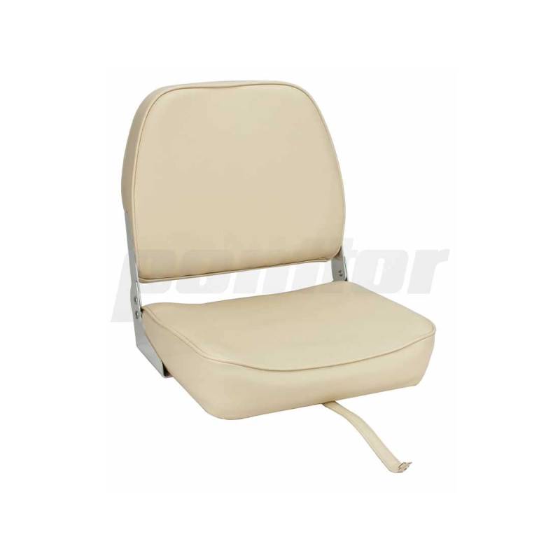 PONTTOR Klappsitz "ALLER" Bootssitz Bootsstuhl Steuerstuhl Anglerstuhl beige von PONTTOR