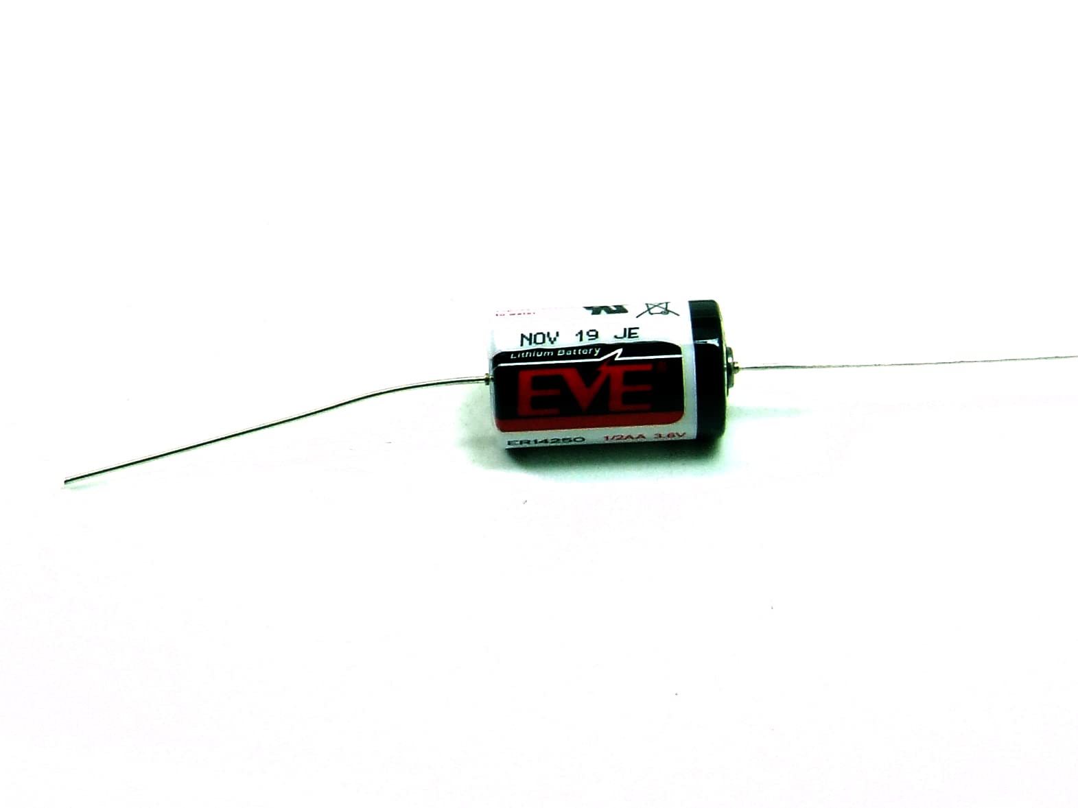 POPESQ® 1 Stk. x 1/2 AA Axial Lithium Batterie 3.6V #A4623 von POPESQ