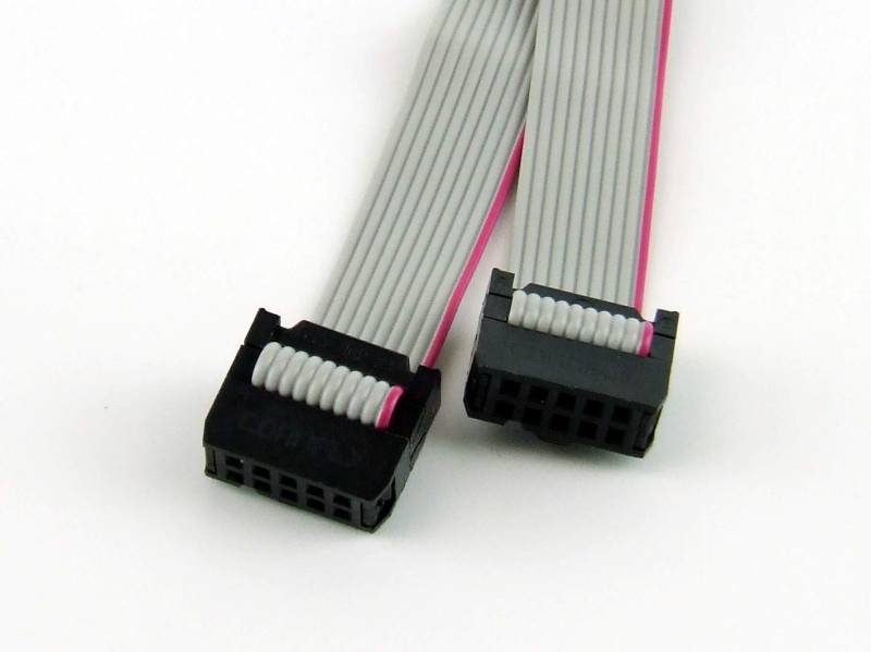 POPESQ® 1 Stk. x IDC Kabel 10 polig 20cm 2.54mm Verbinder Flachbandkabel #A599 von POPESQ