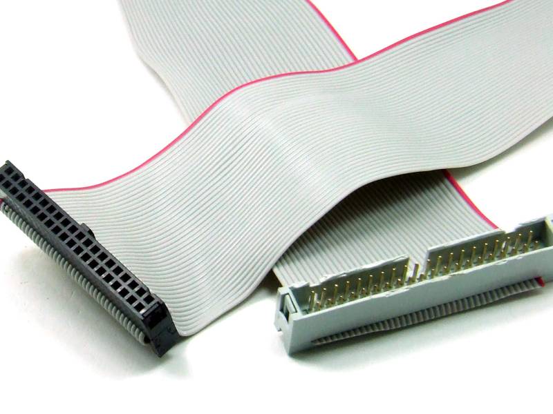 POPESQ® 1 Stk. x IDC Verlängerungskabel 40 polig 0.1m 2.54mm Verbinder Flachbandkabel #A3765 von POPESQ