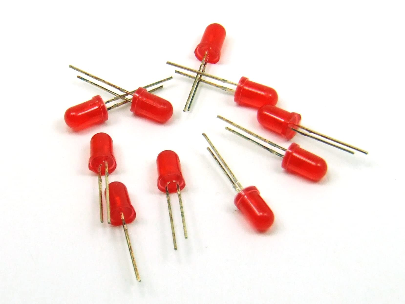 POPESQ® 10 Stk. x LED 5mm 2mA Low Curent Rot #A4791 von POPESQ