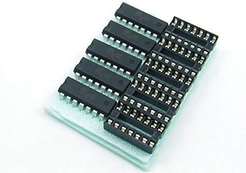 POPESQ® 5 Stk. x ATTINY84 A-PU kompatibel mit Arduino mit Sockel #A346 von POPESQ