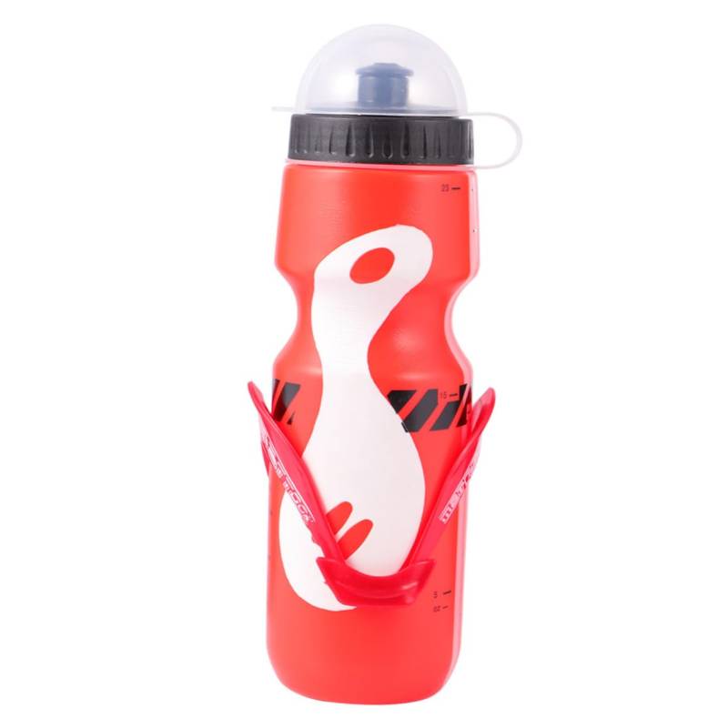 POPETPOP 1 Satz Flasche Cradle Set Fahrrad Trinkflasche Geformt Wasserflasche Zyklus Radfahren Sport Wasser Flaschenregal Halter Trinker Fahrrad Flasche Träger Gestell Wasserbecherkäfig Rot von POPETPOP