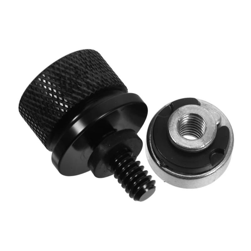 POPETPOP 1 Satz Motorrad -sitzkissenschrauben Motorradschraube Rücksitz Gerändelte Sitzschraube Schrauben Und Muttern Aus Edelstahl Gewindebolzen Aluminiumlegierung Black von POPETPOP