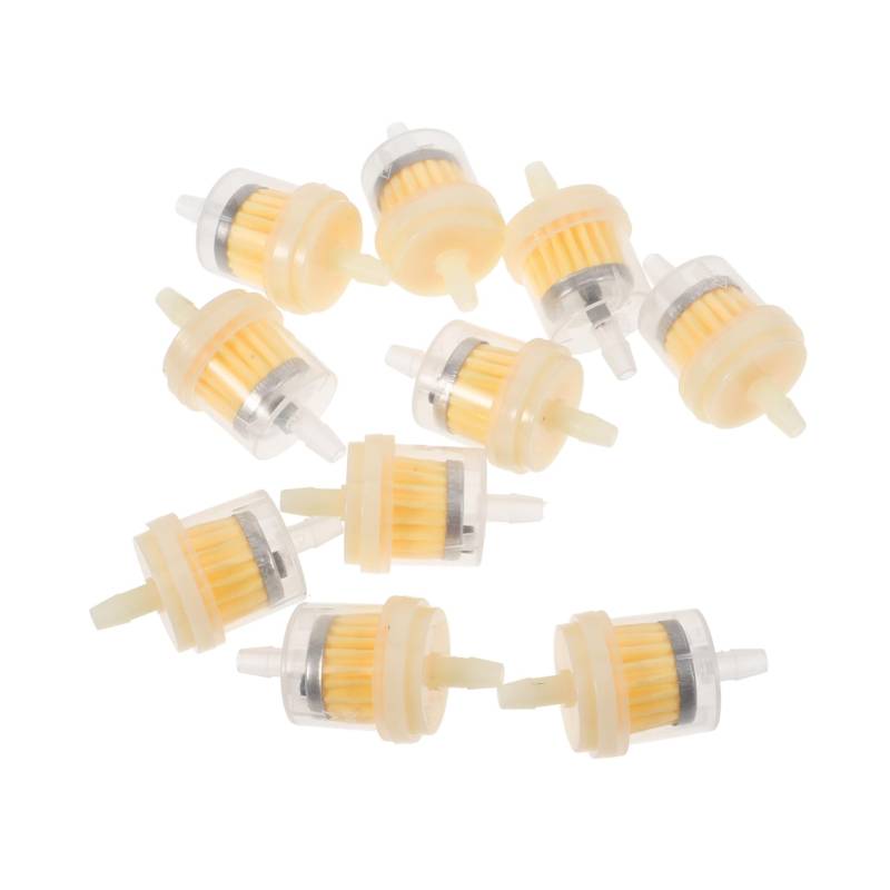 POPETPOP 10Stücke Kraftstofffilter für Atv und Offroad Fahrzeuge Inline Benzinfilter Vielseitig Einsetzbar für Strand Offroad und Kart Rennstrecken von POPETPOP