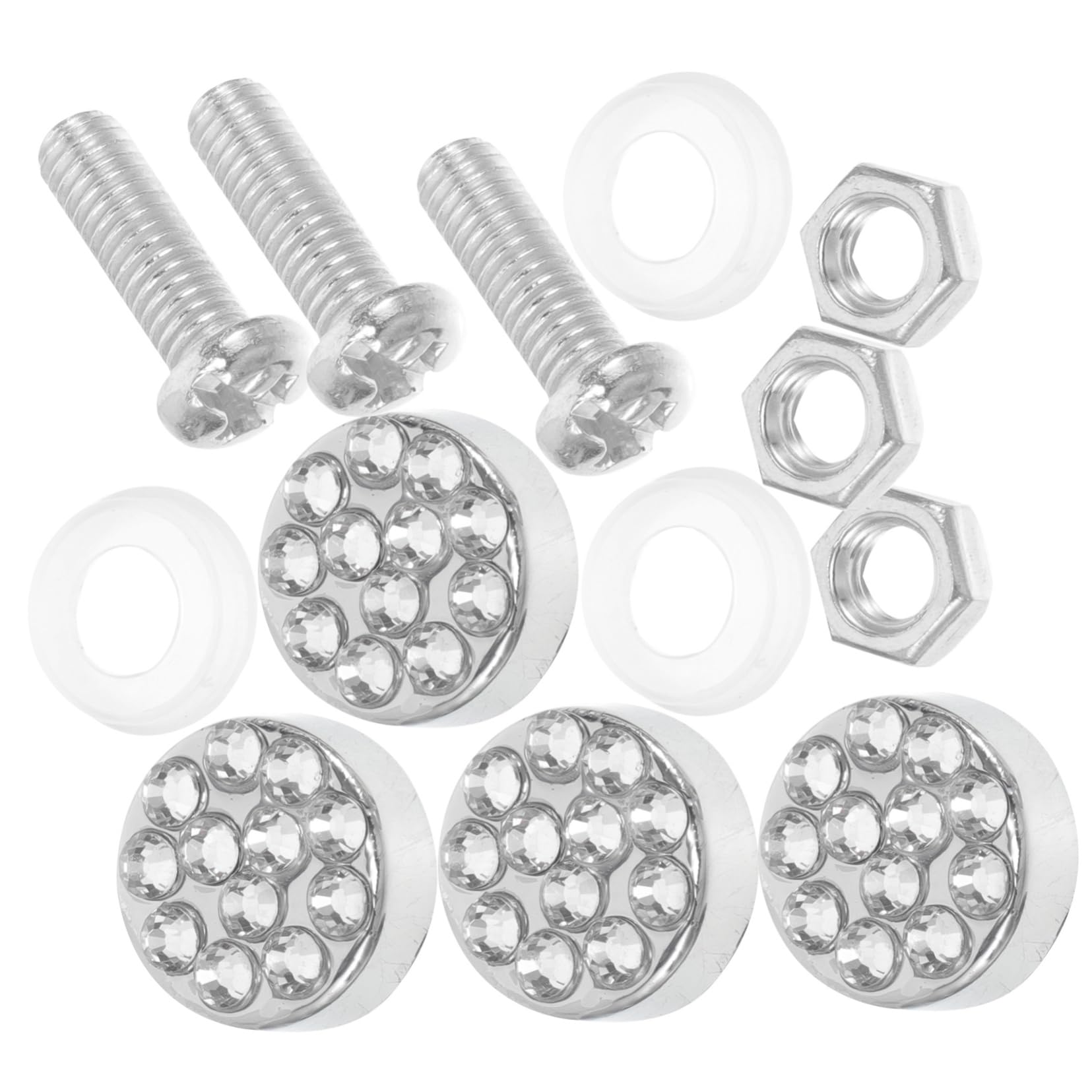 POPETPOP 1Satz Kennzeichenschrauben mit Diebstahlschutz Universelle Befestigungselemente für Nummernschildrahmen Robuste Metallkonstruktion Einfache Installation Kompaktes Design POPETPOP 1Satz Kennzeichenschrauben mit Diebstahlschutz Universelle Befestigungselemente für Nummernschildrahmen Robuste Metallkonstruktion Einfache Installation Kompaktes Design von POPETPOP