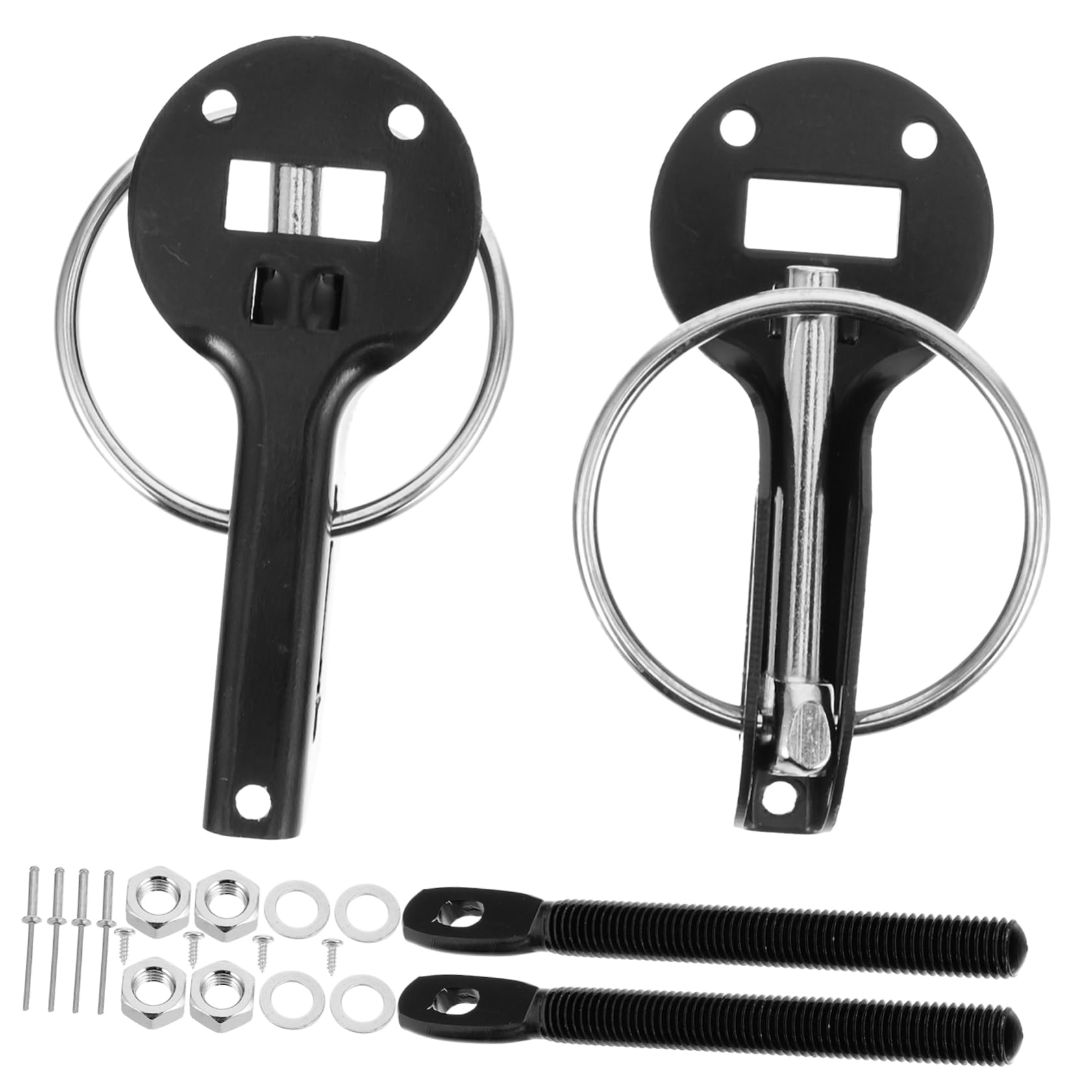 POPETPOP 1Satz Motorhaubenschloss aus Aluminiumlegierung für Haubenstift Zubehör Stabiler Sitz Elegantes Design Zusätzlicher Sicherheitschutz Passend für Modifizierte POPETPOP 1Satz Motorhaubenschloss aus Aluminiumlegierung für Haubenstift Zubehör Stabiler Sitz Elegantes Design Zusätzlicher Sicherheitschutz Passend für Modifizierte von POPETPOP
