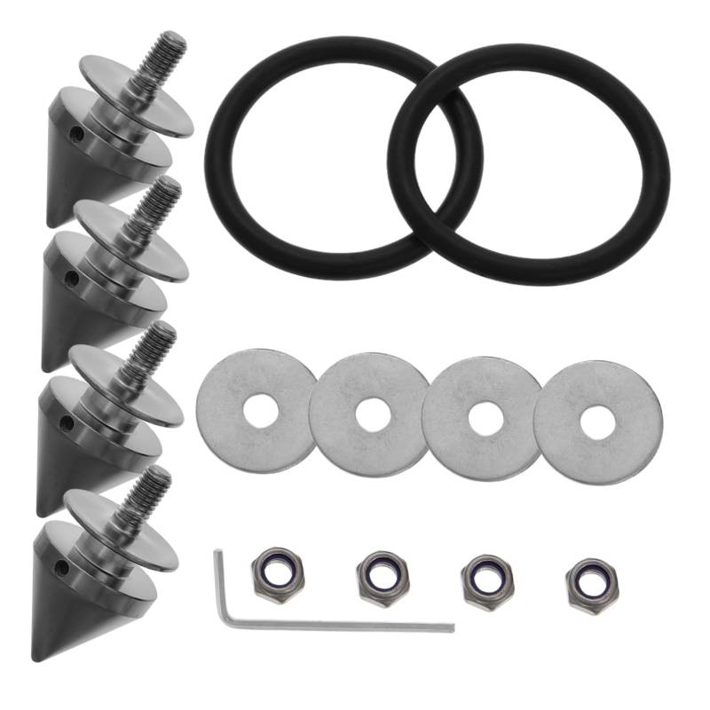 POPETPOP 1Satz Schnellspanner Stoßstangenschrauben Teiliges Metallbolzen für Stoßstangenbefestigung Spitzes Design für Verbesserte Fahrzeugoptik Einfache Installation von POPETPOP