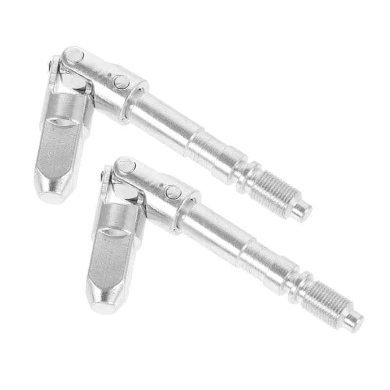 POPETPOP 2 Stück Horizontaler Doppelpumpenwagenheber Hydraulikwagenheber Reparatursatz Wagenheberteile Wagenheber Ersatzteile Hydraulikwagenheberteile Eisen Silber von POPETPOP