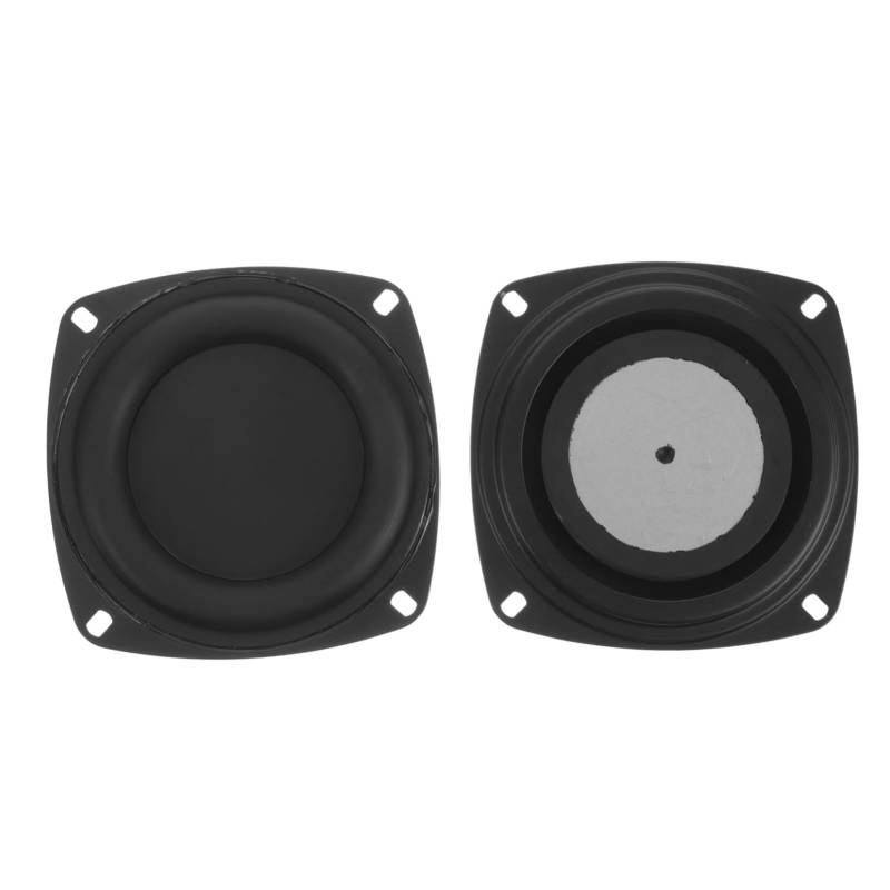 POPETPOP 2Stücke Auto Lautsprecher Vibrationsmembranen Bass Membranplatte Leichtes Design für Effiziente Installation Zubehör für Lautsprecher und Boxen von POPETPOP