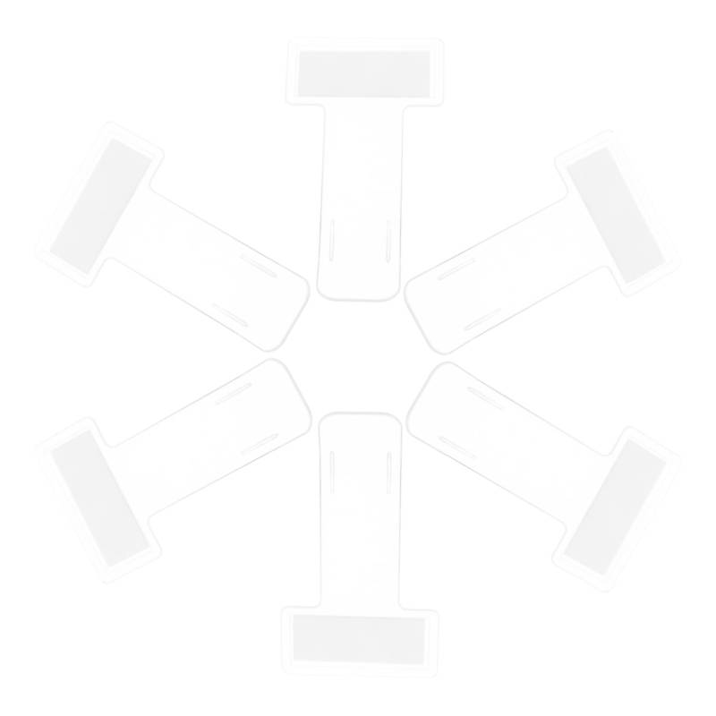 POPETPOP 6 Stück Auto -ticketclip Parkpasshalter Kleine Einzelhandelsschilder Halter Für Parkscheine An Der Windschutzscheibe Autoclip Werbeclips Transparent Kunststoff von POPETPOP