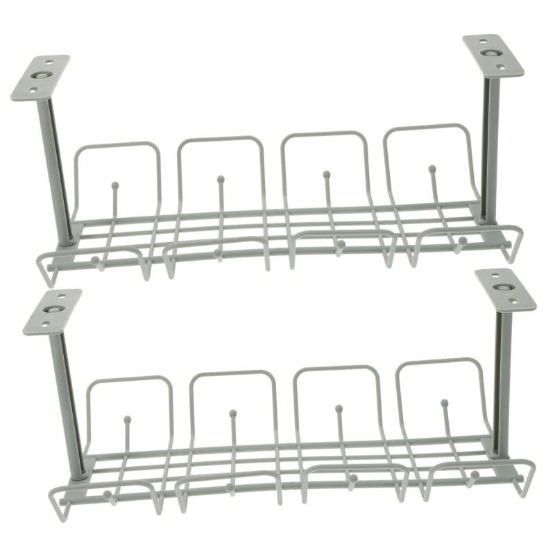 POPETPOP Kabelaufbewahrungsregal Tablett Schreibtisch Tisch Schreibtisch Organizer Unter Dem Schreibtisch Kabelmanagement Kabelmanagement Schreibtisch Kabel Organizer Unter Dem von POPETPOP