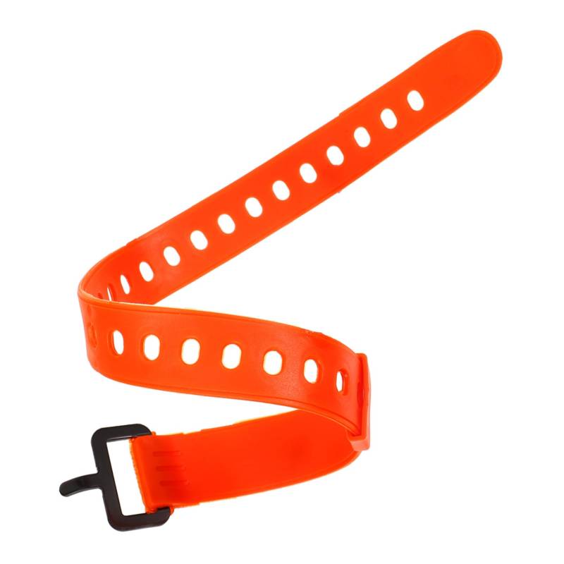 POPETPOP Multifunktionsgurte Motorrad-Lastengurt Gepäckfixiergurt Campinggurte im Schnallendesign elastische Gepäckgurte gummiseil Gummibänder Koffergurt Packgurt mit Schnalle Orange von POPETPOP