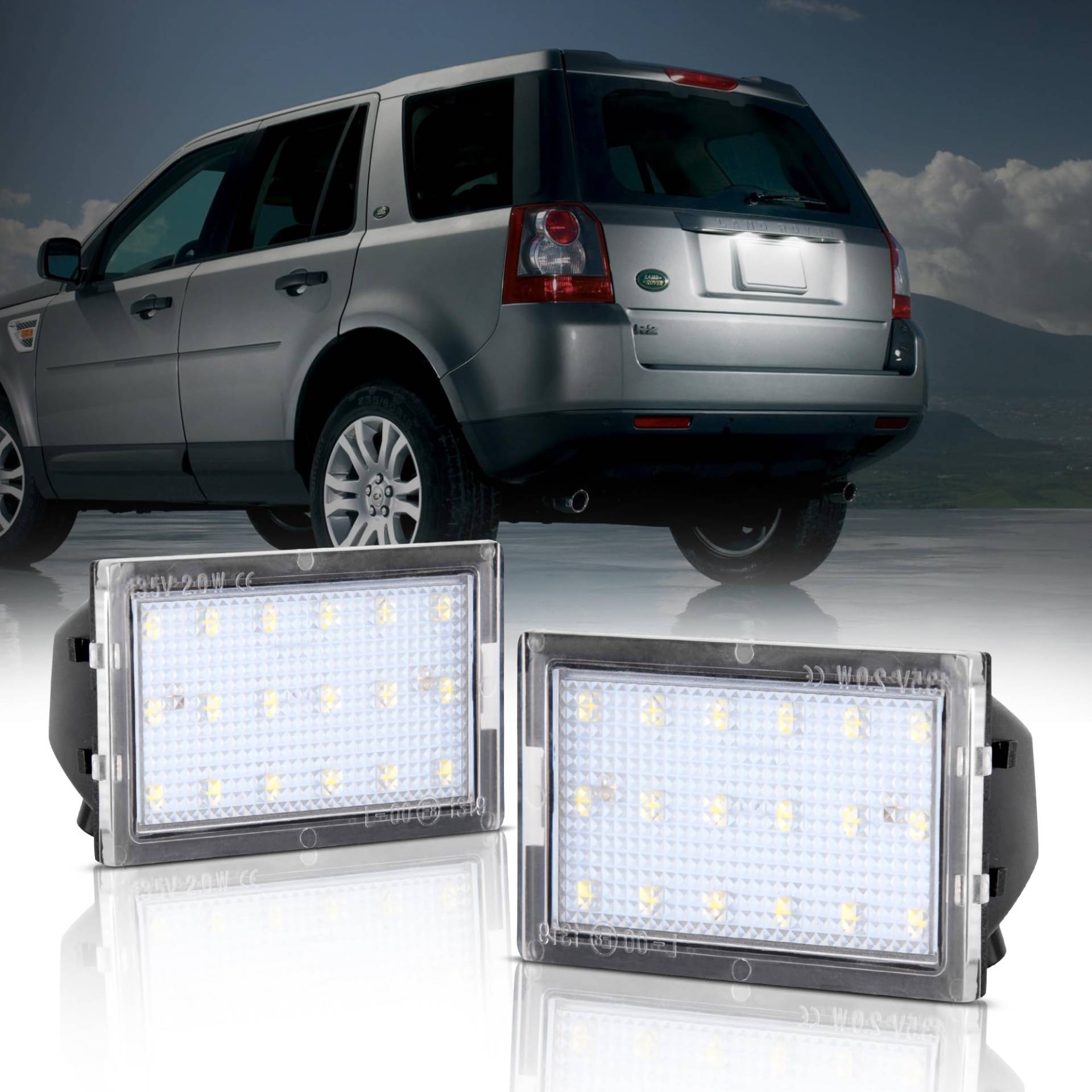 POPMOTORZ LED Kennzeichenbeleuchtung, 2 Stücke LED Nummernschildbeleuchtung mit CanBus Fehlerfrei 2835 SMD für L.and Rover. Discovery 3 Discovery 4 Freelander 2 Rang Rover Sport POPMOTORZ LED Kennzeichenbeleuchtung, 2 Stücke LED Nummernschildbeleuchtung mit CanBus Fehlerfrei 2835 SMD für L.and Rover. Discovery 3 Discovery 4 Freelander 2 Rang Rover Sport von POPMOTORZ