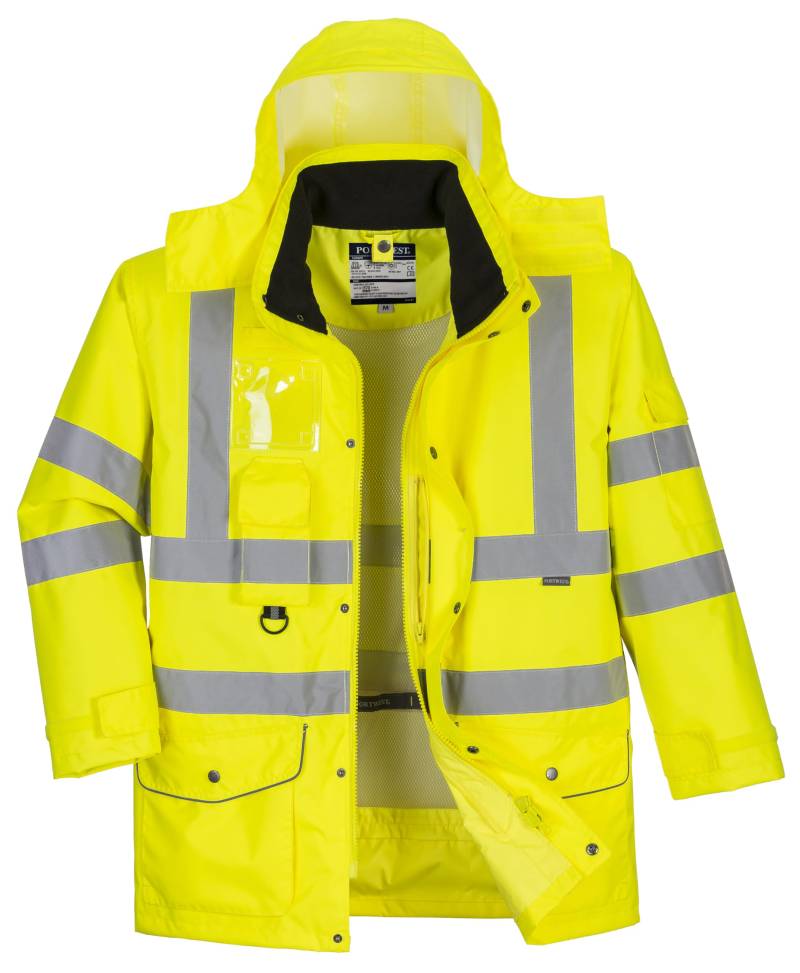PORTWEST Hi-Vis 7-in-1 Jacket, colorYellow talla XXL von PORTWEST