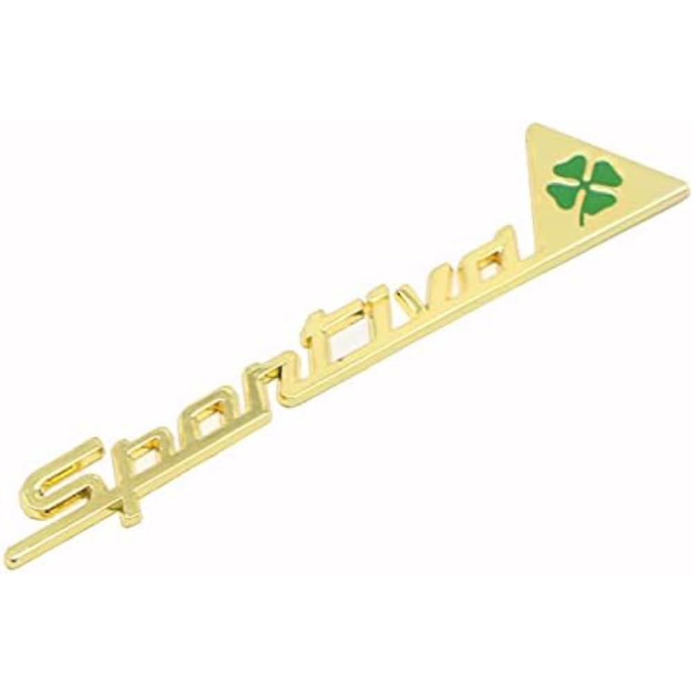 3D Auto Emblem Aufkleber für Alfa Romeo Sportiva, Metall Abzeichen Auto Sticker Abziehbild, Aufkleber Auto Emblem für Karosserie Dekoration,A 3D Auto Emblem Aufkleber für Alfa Romeo Sportiva, Metall Abzeichen Auto Sticker Abziehbild, Aufkleber Auto Emblem für Karosserie Dekoration,A von POSDLQU