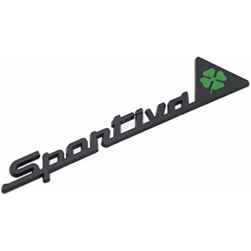 3D Auto Emblem Aufkleber für Alfa Romeo Sportiva, Metall Abzeichen Auto Sticker Abziehbild, Aufkleber Auto Emblem für Karosserie Dekoration,B 3D Auto Emblem Aufkleber für Alfa Romeo Sportiva, Metall Abzeichen Auto Sticker Abziehbild, Aufkleber Auto Emblem für Karosserie Dekoration,B von POSDLQU