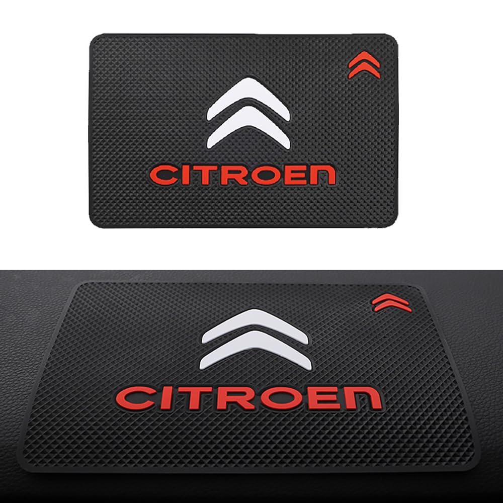 Auto Armaturenbrett Anti Rutsch Matten für Citroen C-Triomphe, Hitzebeständig Antirutschmatte Anti Rutsch Matte, PVC Selbstklebende rutschfeste Armaturenbrett Matten Auto Armaturenbrett Anti Rutsch Matten für Citroen C-Triomphe, Hitzebeständig Antirutschmatte Anti Rutsch Matte, PVC Selbstklebende rutschfeste Armaturenbrett Matten von POSDLQU
