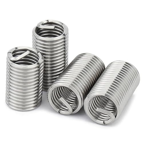 100 Stück M2.5 Schraubenbuchse Helicoil Drahtgewinde-Reparatureinsätze, M2.5 * 0,45 * 2D Drahtgewindeeinsatz, M2.5x2D Drahtschraubenhülse 100 Stück M2.5 Schraubenbuchse Helicoil Drahtgewinde-Reparatureinsätze, M2.5 * 0,45 * 2D Drahtgewindeeinsatz, M2.5x2D Drahtschraubenhülse von POTUBI
