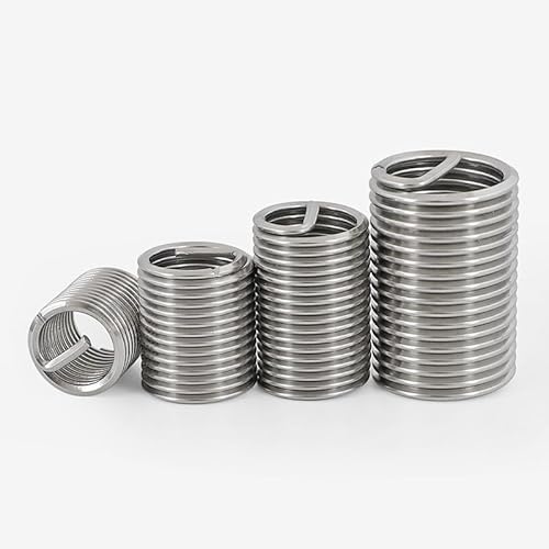 100 Stück M7-Schraubenbuchsen Helicoil-Drahtgewinde-Reparatureinsätze, M7 * 1 * 2D-Drahtgewindeeinsatz Edelstahl 304 Drahtschraubenhülse 100 Stück M7-Schraubenbuchsen Helicoil-Drahtgewinde-Reparatureinsätze, M7 * 1 * 2D-Drahtgewindeeinsatz Edelstahl 304 Drahtschraubenhülse von POTUBI
