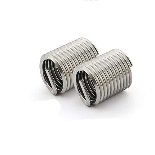 100 Stück M8-Schraubenbuchsen Helicoil-Drahtgewinde-Reparatureinsätze SUS304, M8 * 1,25 * 2D-Drahtgewindeeinsatz, M8x2D-Drahtschraubenhülse 100 Stück M8-Schraubenbuchsen Helicoil-Drahtgewinde-Reparatureinsätze SUS304, M8 * 1,25 * 2D-Drahtgewindeeinsatz, M8x2D-Drahtschraubenhülse von POTUBI