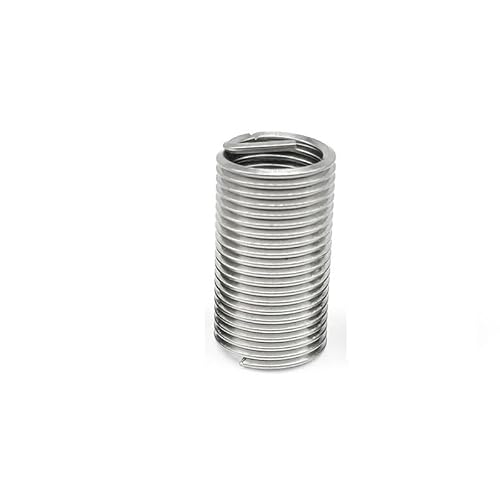 304 Edelstahlgewinde Helicoil-Einsatzschraube Buchse M1.6~M24 1D-3D Befestigungsgewindeeinsatz-Kit Hardware-Gewindereparaturwerkzeug (Größe: M22x2.5x2D-2pcs)(M24x3.0x2.5D 1pcs) von POTUBI