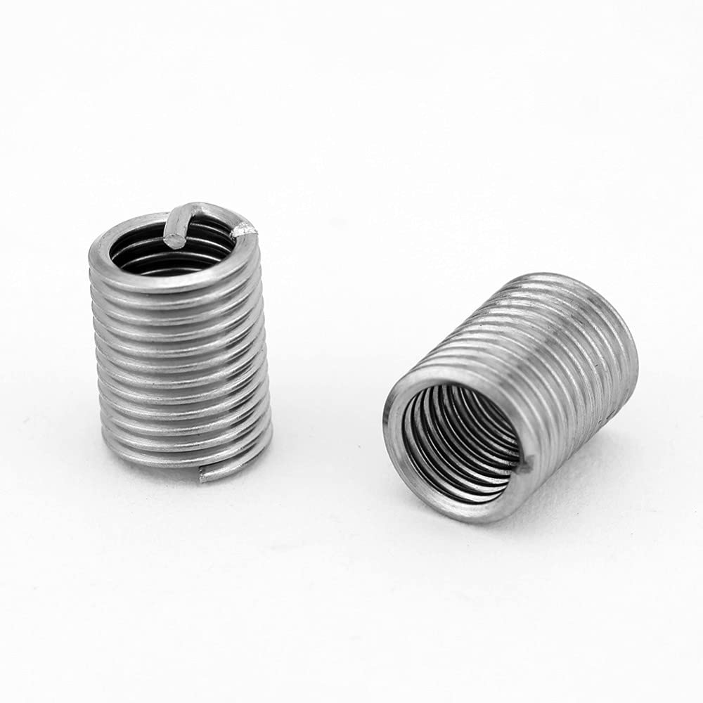 50-teiliges Spiralgewinde-Einsatzset, selbstschneidende Gewindereparaturwerkzeuge, M6 x 1,0 x 2,5 D, Edelstahldraht-Schraubenbuchsenhülsen-Set 50-teiliges Spiralgewinde-Einsatzset, selbstschneidende Gewindereparaturwerkzeuge, M6 x 1,0 x 2,5 D, Edelstahldraht-Schraubenbuchsenhülsen-Set von POTUBI