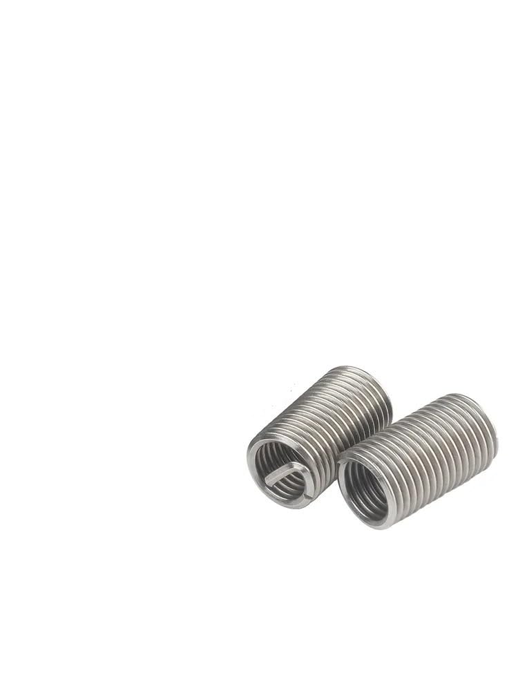 Gewinde Helicoil Gewindereparatureinsatz M6 M8 M10 M12 ~ M16 304 Edelstahldraht Gewindeeinsätze Buchsenhülsen-Reparatursatz (Farbe: D2, Größe: M12x1,0 (2 Stück))(One Color,D3*M6*0.75(10PCS)) von POTUBI