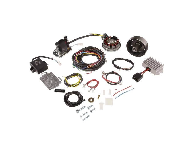 Lichtmagnetzündanlage kpl. mit Kabelbaum passend für AWO425 Sport 12V 150W - Zündung - von Powerdynamo