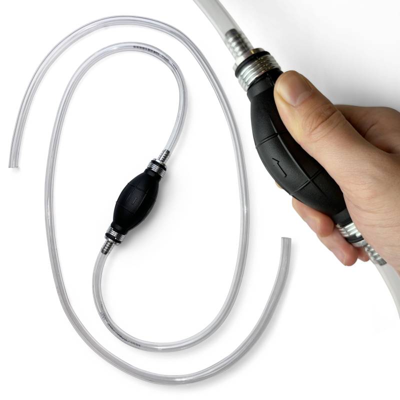 Power Maxed Kühlwasser Absaugpumpe Manuelle Handpumpe zum Umfüllen mit Rückschlagventil, Easy-Fix Steckverbindungen und 3/8 Zoll Flexi-Schläuchen POWERMAXED von Power Maxed