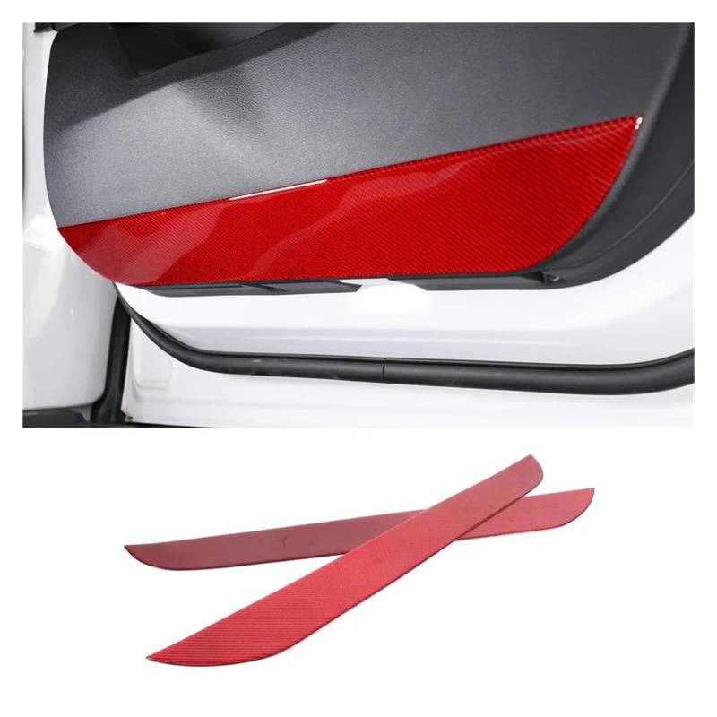 POYNMRE Kompatibel mit BMW X1 IX1 U10 U11 2023–2024, Auto-Vordertür, Anti-Kick-Panel-Aufkleber, Zierleiste, Innenzubehör aus weicher Kohlefaser(Noir) von POYNMRE