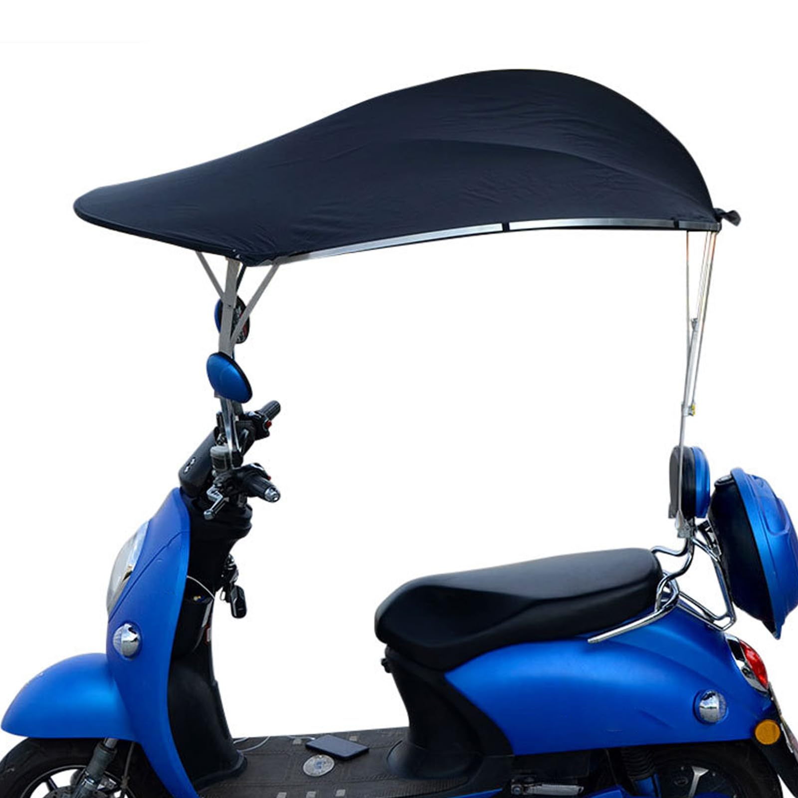 Regenschutz Für Roller – Doppellagiges Schirmtuch, Mehr Sonnenschutz Vor Regen, 360-Grad-Drehfront, Universeller Sonnenschutz Für Elektromotorräder,Black Regenschutz Für Roller – Doppellagiges Schirmtuch, Mehr Sonnenschutz Vor Regen, 360-Grad-Drehfront, Universeller Sonnenschutz Für Elektromotorräder,Black von PPLDABNK