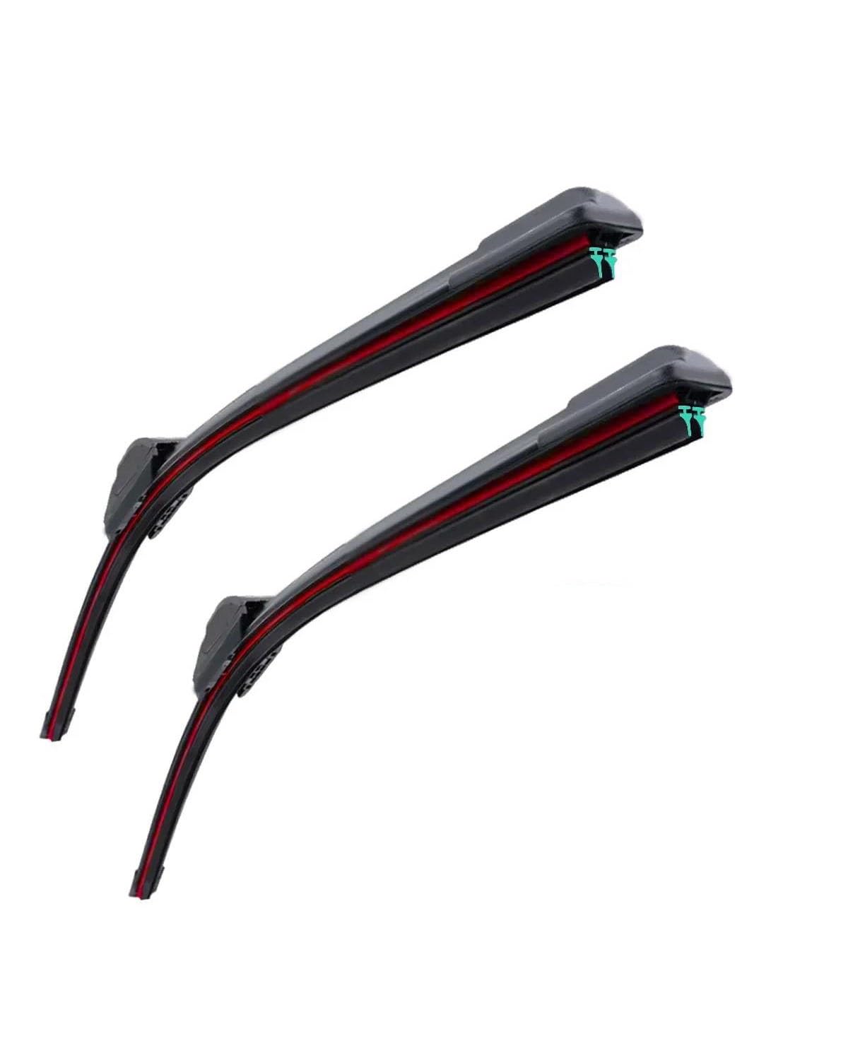 Auto Wischer Für C5 Für Aircross 2018 2019 2020 2021 2022 Doppelgummi-Autowischer Frontscheibenwischer Windschutzscheibengummi Autozubehör Automotive Scheibenwischer(2PCS) von PPLKHS