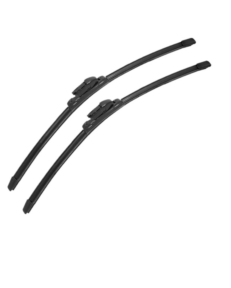 Auto Wischer Für Teslaes Für Modell 3 YS 2PCS Doppel Gummi Front Wischer Bürsten Zubehör Gummi Scheibenwischer Universal Automotive Scheibenwischer(For Model S(2012-2017)) von PPLKHS