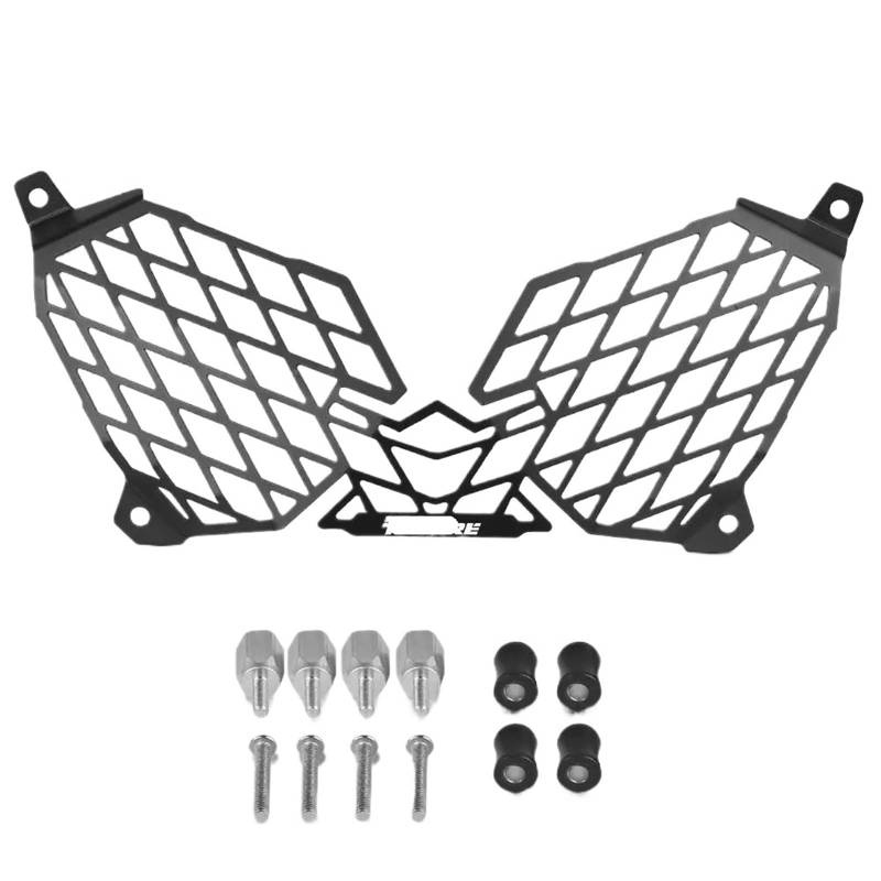 Motorrad Scheinwerfer-Schutz Motorradhalterung Scheinwerfer Lampenschutz Schutzabdeckung Scheinwerferschutz Kühlergrill Schutzabdeckung Für XT1200Z Super Tenere XTZ1200 2012 2013 2014 2015 2016 2017 2 von PPWIALL
