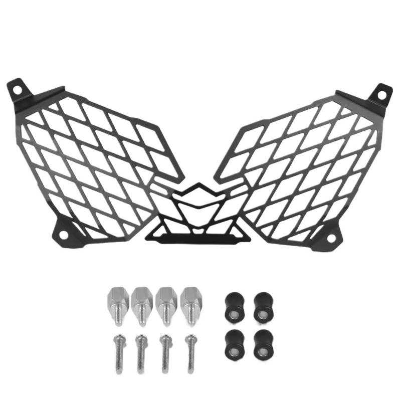 Motorrad Scheinwerfer-Schutz Motorradhalterung Scheinwerfer Lampenschutz Schutzabdeckung Scheinwerferschutz Kühlergrill Schutzabdeckung Für XT1200Z Super Tenere XTZ1200 2012 2013 2014 2015 2016 2017 2 von PPWIALL