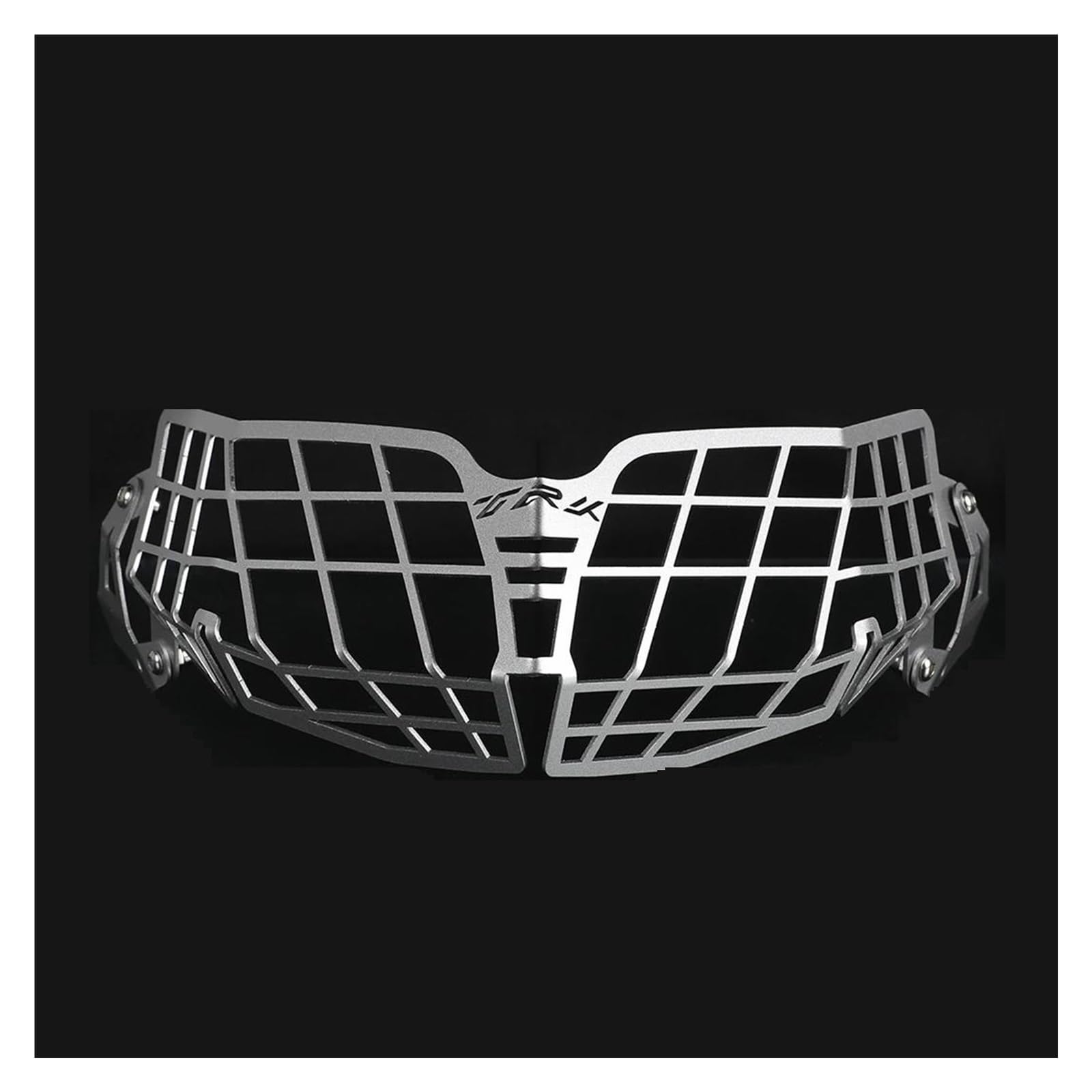 PPWIALL Für Bennlli Für TRK 502 TRK502X 2018-2023 Scheinwerfer-Scheinwerferschutz-Schutzabdeckung Schutzgitter Motorrad-Scheinwerfermaske Scheinwerfer Mesh Grillabdeckung(Silver) von PPWIALL