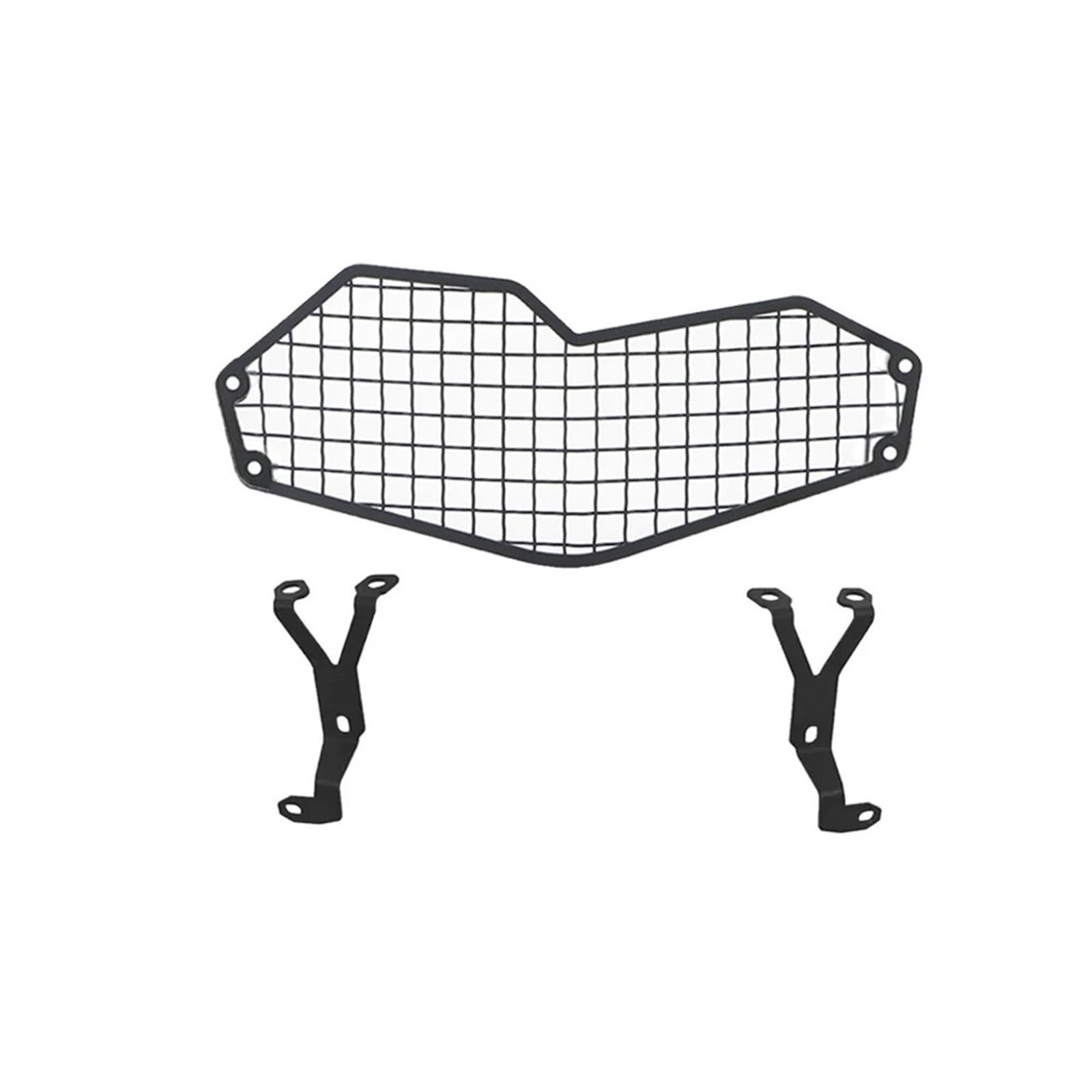 PPWIALL Lampen Gitter Motorrad Motorrad Scheinwerfer Schutz Protector Acryl Lampe Patch Kühlergrill Abdeckung Für F750GS F850GS F800GS 2018-2024 Scheinwerfer Mesh Grillabdeckung(Black) von PPWIALL