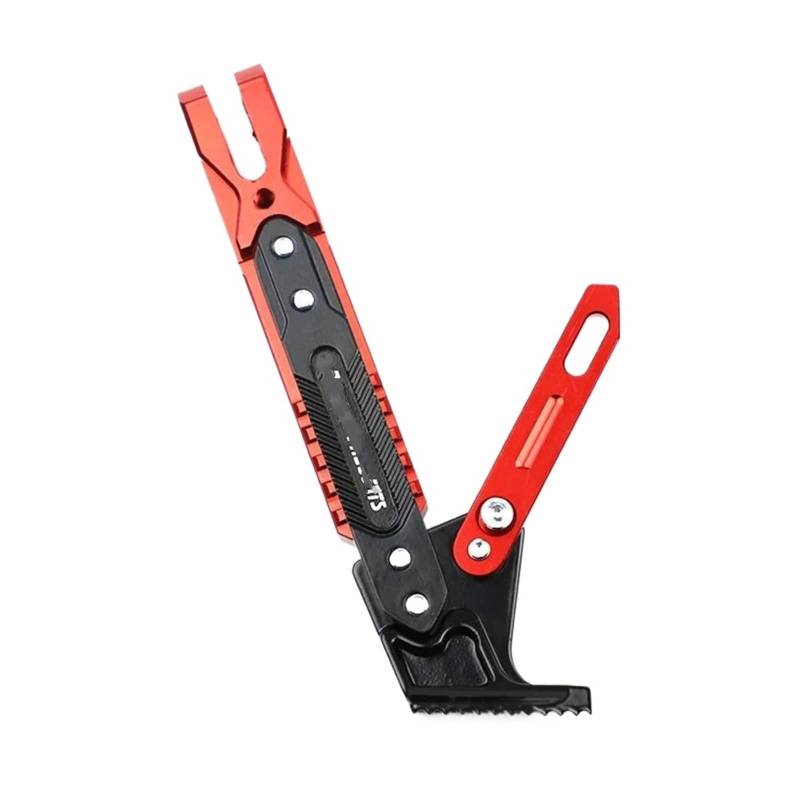PPWIALL Motorrad Aufbockständer Universal Motorrad Ständer Seite Unterstützung Kick Halterung Fuß Stehen Für R1200GS LC ADV R1250GS Motorrad Kickstand(Red) von PPWIALL