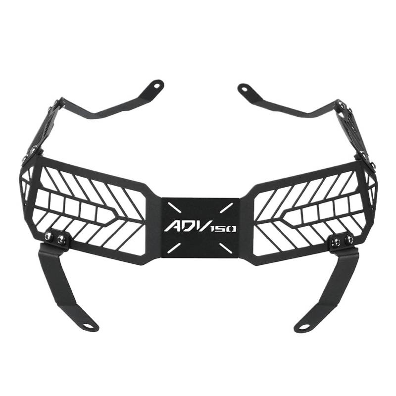 PPWIALL Motorrad Lampen Gitter Für ADV-150 2019-2020 2022 2023 Frontscheinwerfer Kühlergrill Wache Cover Schutz Dekorativer Motorrad Motorrad Scheinwerferschutz Scheinwerfergitter für Motorrad von PPWIALL
