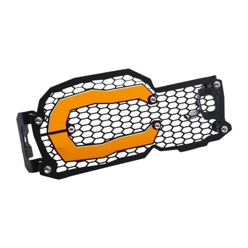 PPWIALL Motorrad Lampen Gitter Für F800GS F700GS F650GS F800R Motorrad Scheinwerfer Schutz Kühlergrill Schutz Abdeckung Scheinwerfer Kühlergrill Motorrad Grill Scheinwerfergitter für Motorrad(Orange) von PPWIALL