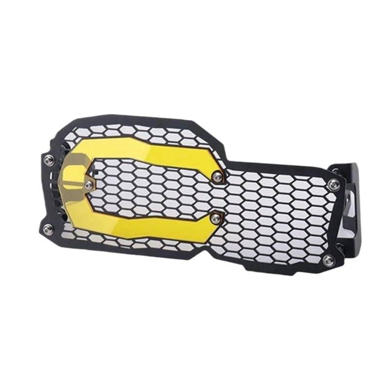 PPWIALL Motorrad Lampen Gitter Für F800GS F700GS F650GS F800R Motorrad Scheinwerfer Schutz Kühlergrill Schutz Abdeckung Scheinwerfer Kühlergrill Motorrad Grill Scheinwerfergitter für Motorrad(Yellow) von PPWIALL