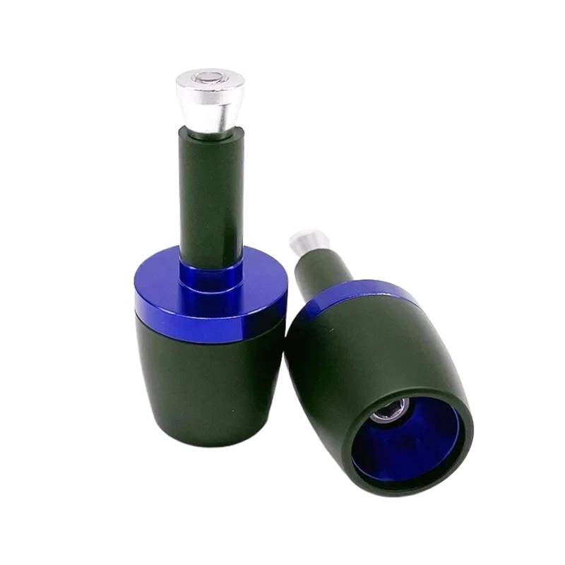 PPWIALL Motorrad Lenker Griffe Kappe Universal 7/8" 22mm Motorrad Moped Modifiziert CNC Griff Block Balance Terminal Motorrad Lenker Balance Caps Motorrad Bar Ends Plugs Lenker Plugs(Blue) von PPWIALL