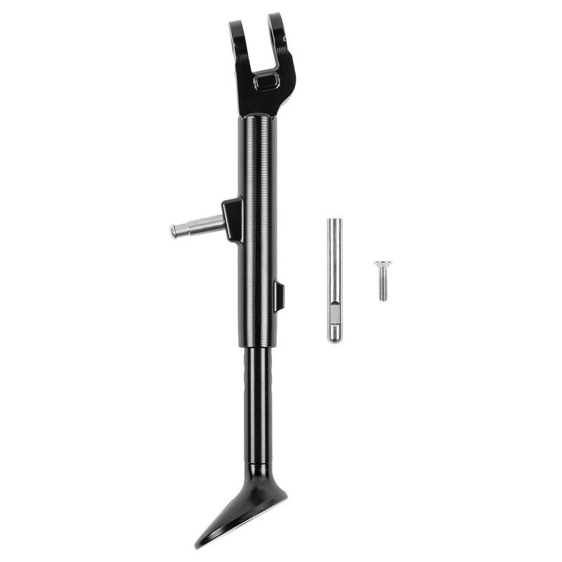 PPWIALL Motorrad ParkstäNder Motorrad Einstellbare Side Kick Ständer Motorrad Ständer Unterstützung Parkplatz Schwarz CNC Aluminium Für Aprilia Für RSV4 2021-2024 Einstellbar Motorrad Ständer von PPWIALL