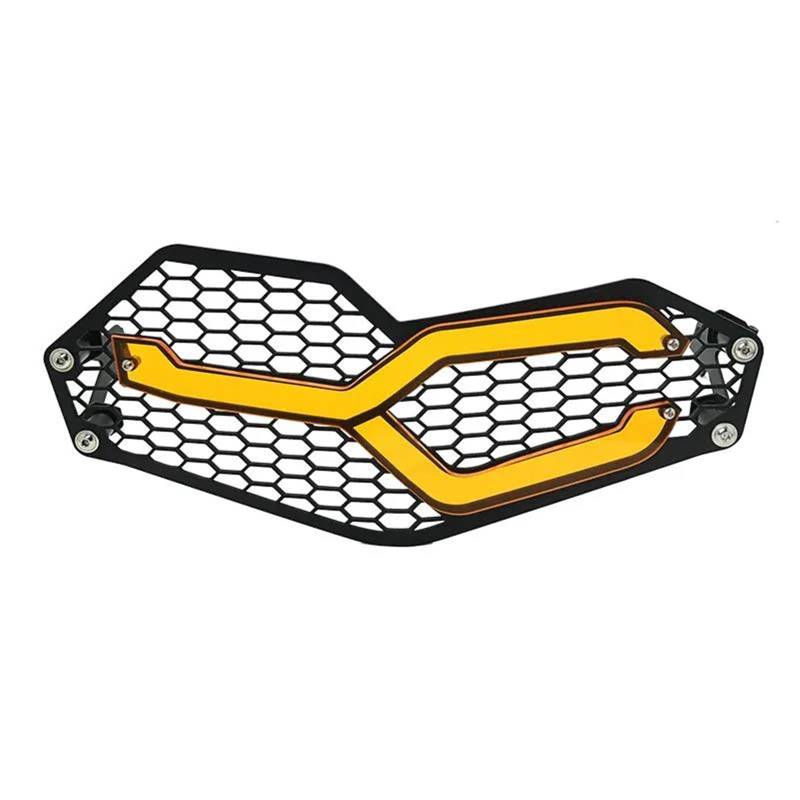 PPWIALL Motorrad Scheinwerfer-Schutz Für F850GS F750GS 2018 2019 2020 2021 2022 Motorrad Scheinwerfer Schutz Protector Grille Grill Abdeckung Motorrad Abdeckung Maske Scheinwerfer Gitter(Orange) von PPWIALL