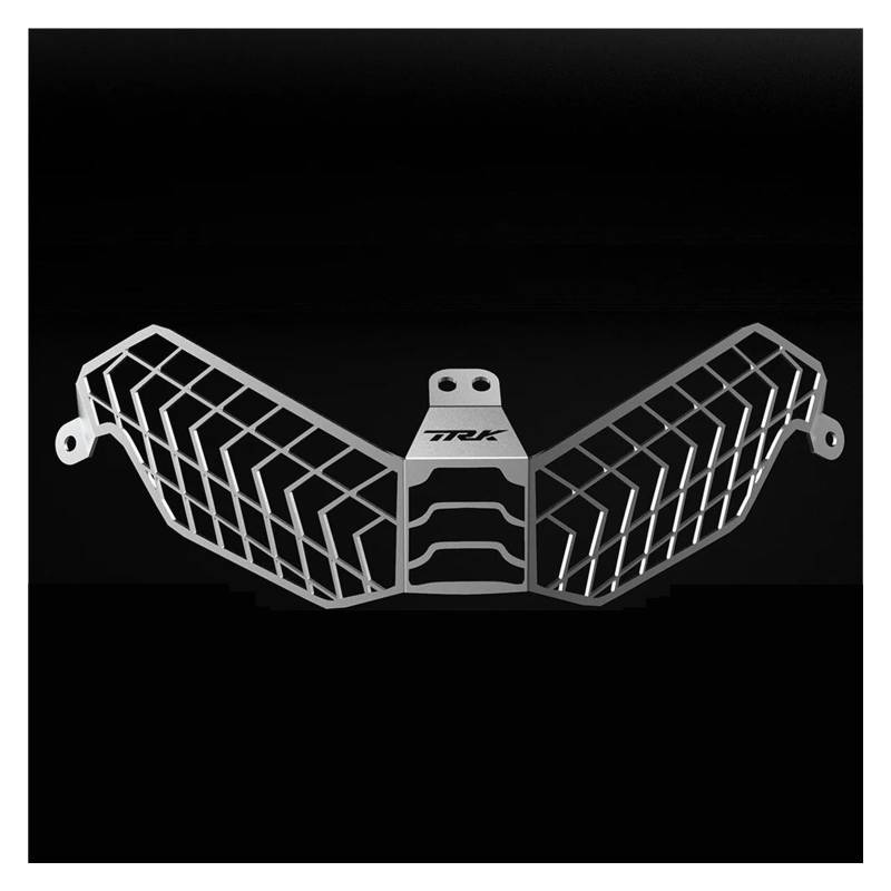 PPWIALL Scheinwerfer Gitter Für Benelli Für TRK702X TRK702 2022-2023 Motorradzubehör Scheinwerfergrillschutzabdeckung Grillschutz Motorradscheinwerferschutz Frontscheinwerfer Schutzhülle(Silver) von PPWIALL
