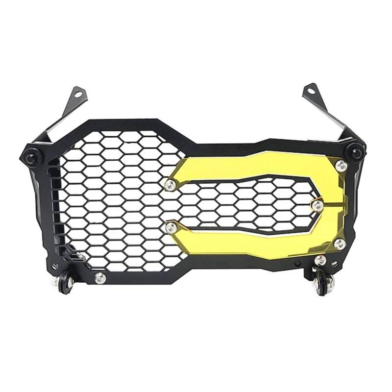 PPWIALL Scheinwerfer Gitter Scheinwerfer Schutz Protector Objektiv Abdeckung Für R1200GS R1250GS LC ADV 2014-2021 Motorrad Motorrad Scheinwerfer Maske Frontscheinwerfer Schutzhülle(Yellow) von PPWIALL