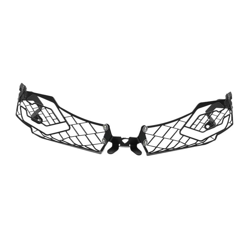 Scheinwerfer Gitter Motorrad-Lampenmaske Schutzschutz Scheinwerferschutz Kühlergrill Schutzabdeckung Schutzgrill Für Ducati Für MULTISTRADA 1260 1200 950 SD AIR GRAND ENDURO PIKES PEAK Frontscheinwerf von PPWIALL